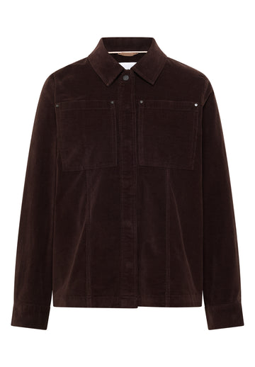 Feincord Overshirt mit Brusttaschen