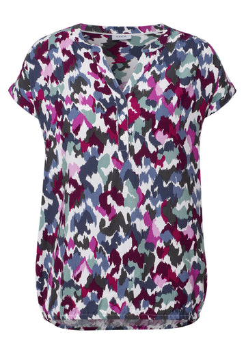 Gemusterte Bluse