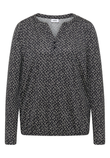 Gemustertes Tunika-Shirt