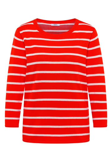 Gestreifter Pullover