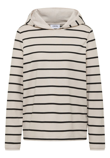Gestreiftes Kapuzenshirt