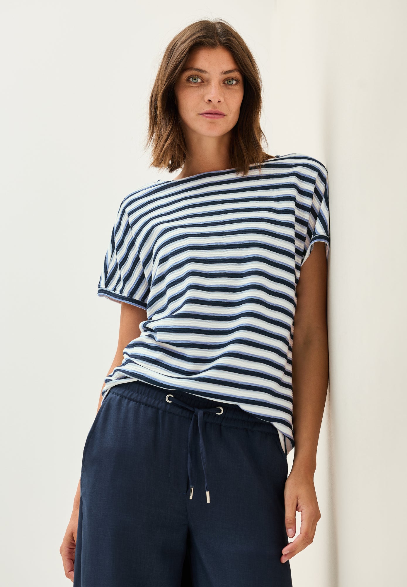 Cecil T-Shirts  blau