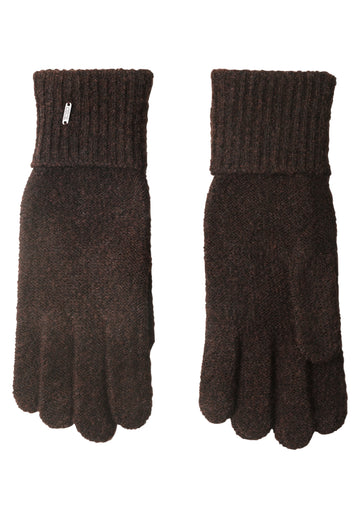 Handschuhe in Melange-Optik