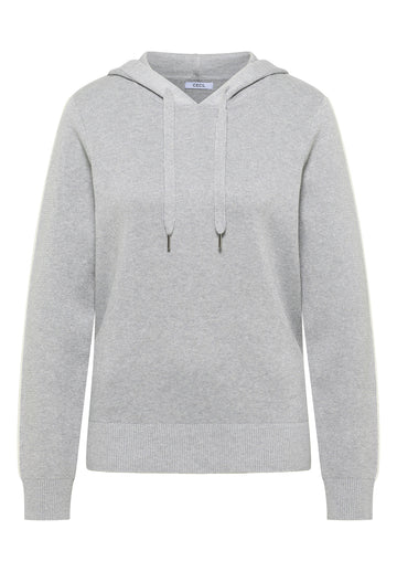 Jacquard Hoodie mit Glitzer