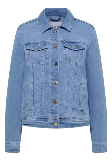 Jeansjacke mit Brusttaschen