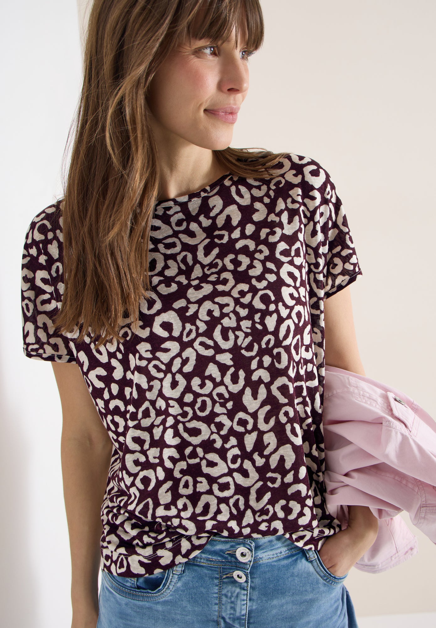 Cecil T-Shirts  braun