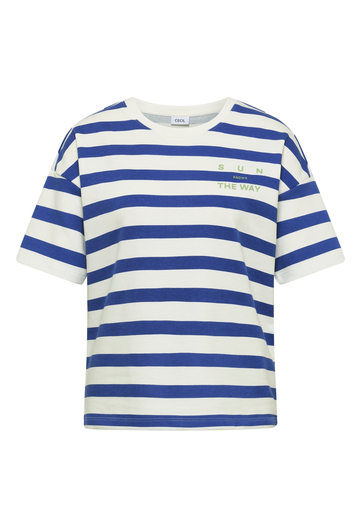 Cecil T-Shirts  blau
