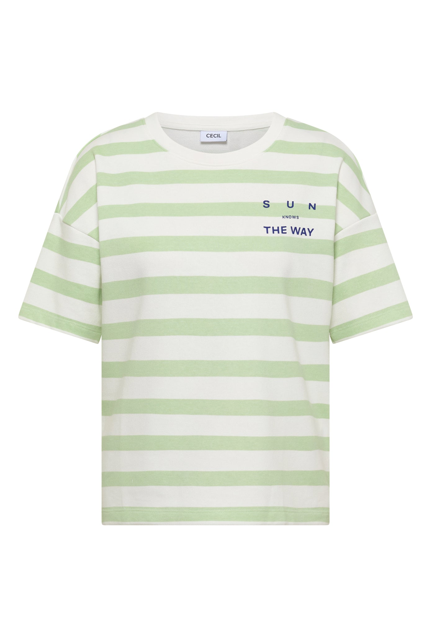 Cecil T-Shirts  hellgrün