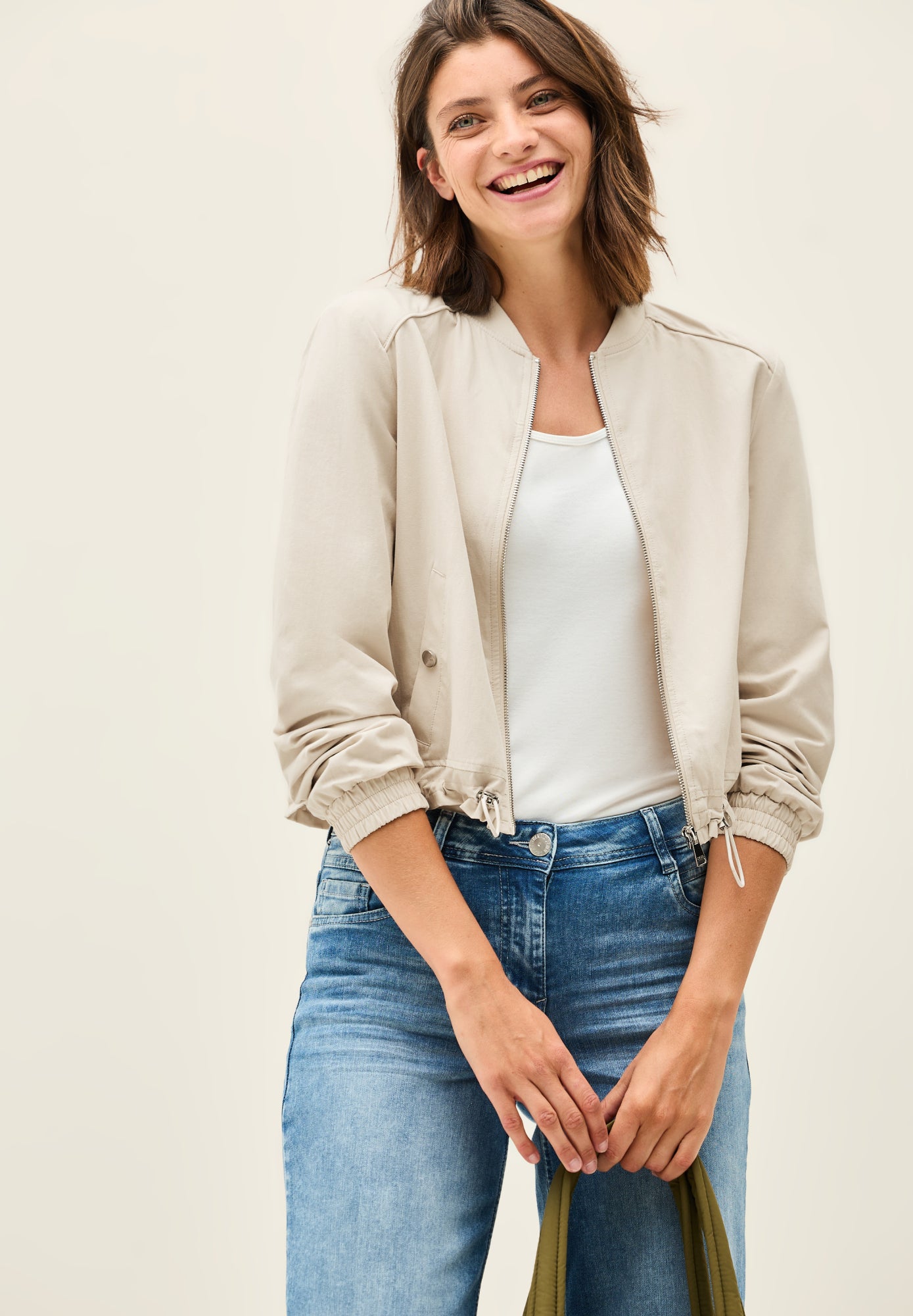 Cecil Leichte Jacken  beige