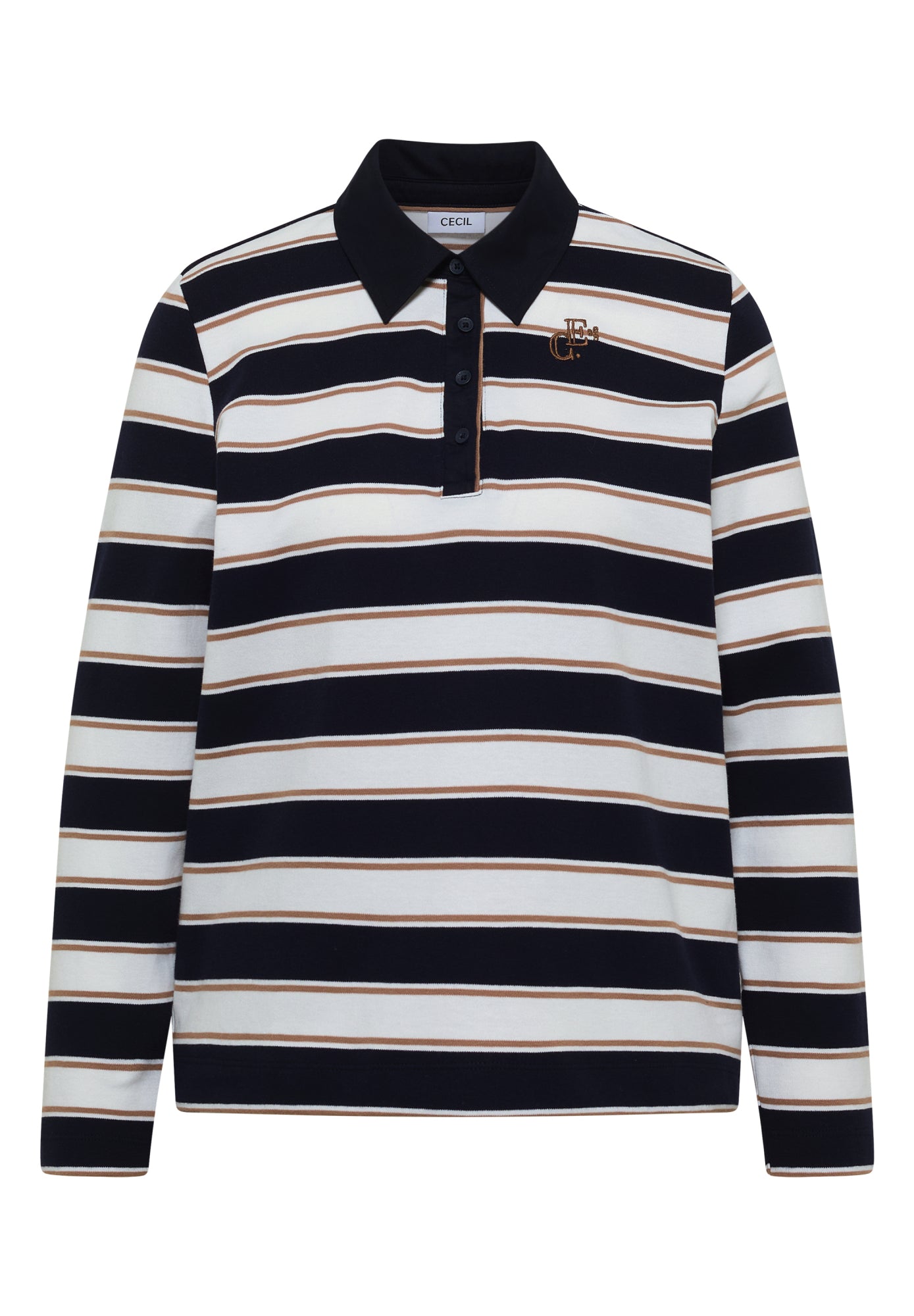 Cecil Langarmshirts  dunkelblau