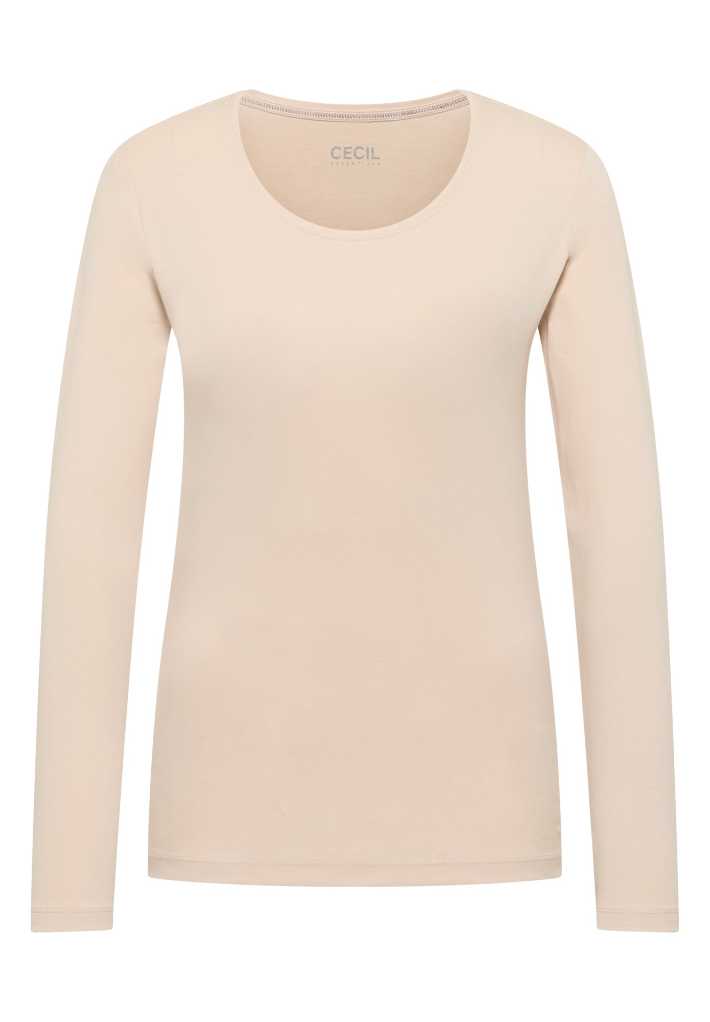 Cecil Langarmshirts  beige