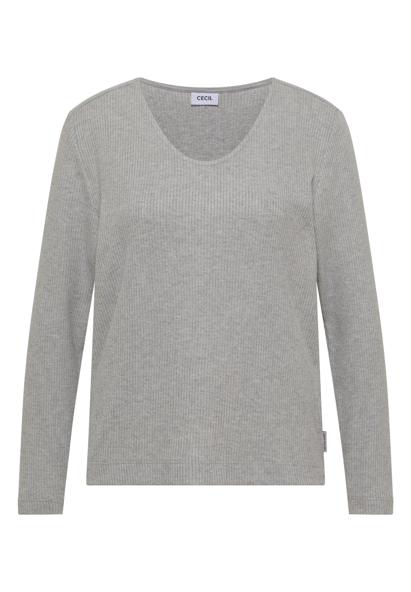 Cecil Langarmshirts  hellgrau