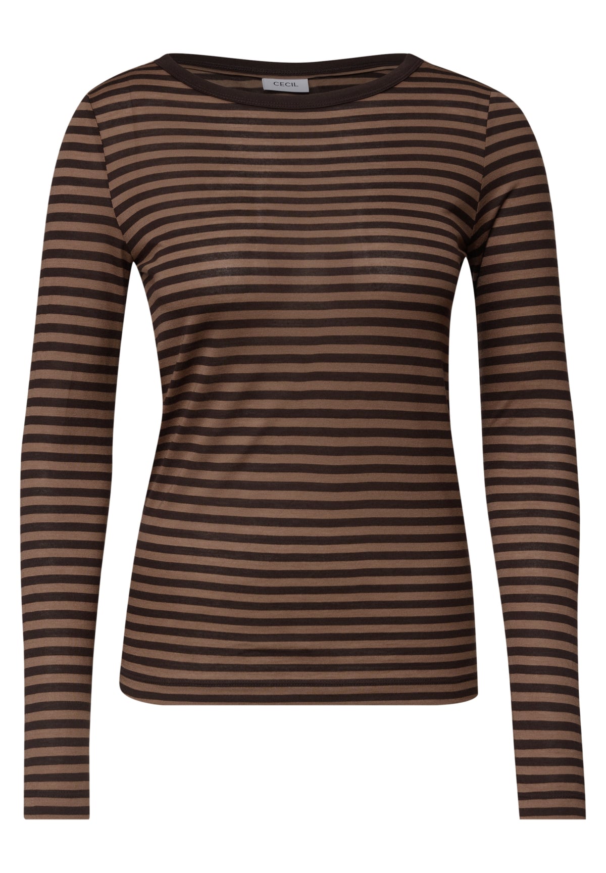 Cecil Langarmshirts  braun