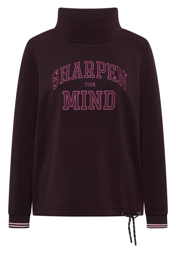 Langarmshirt mit Wording Artwork