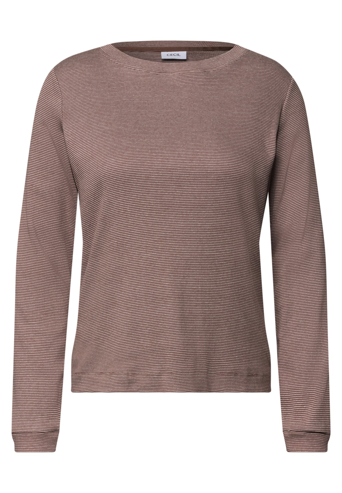 Cecil Langarmshirts  braun
