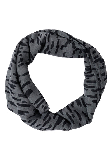 Loop-Schal im Ausbrenner-Look