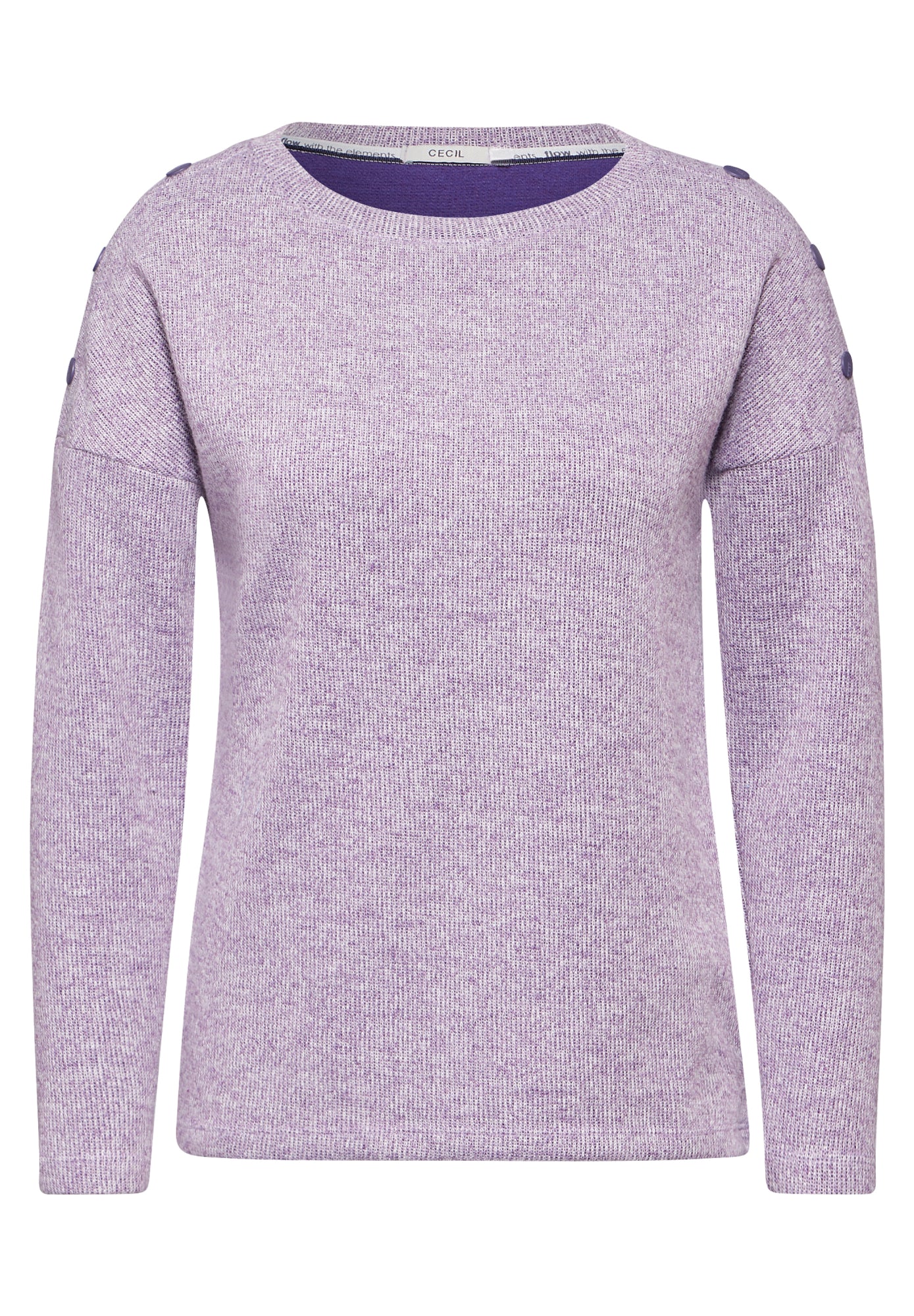 Cecil Langarmshirts  lila