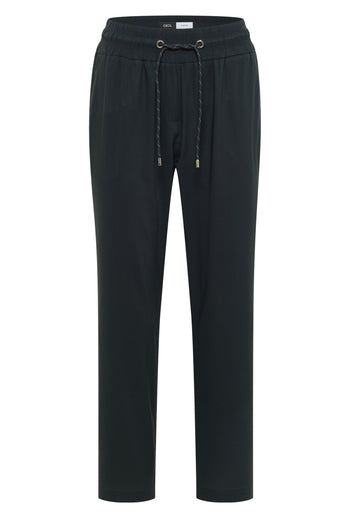 Mid Waist Slim Leg Hose im Loose Fit