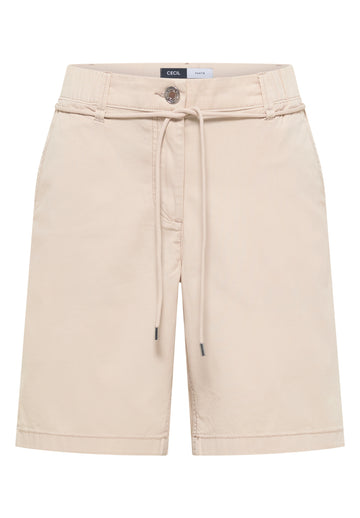 Mid Waist Wide Leg Shorts im Loose Fit