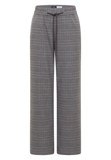 NEELE Wide Leg Hose im Karo-Design