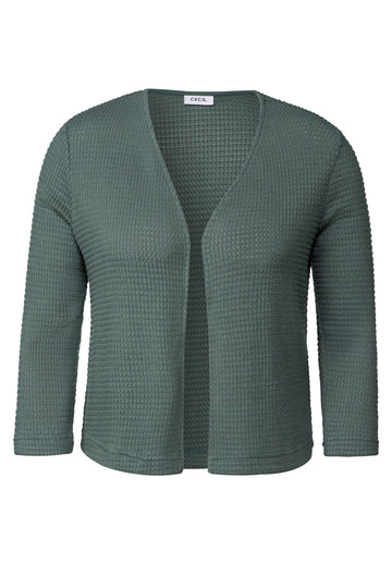 Offene Ajour-Look Jacke