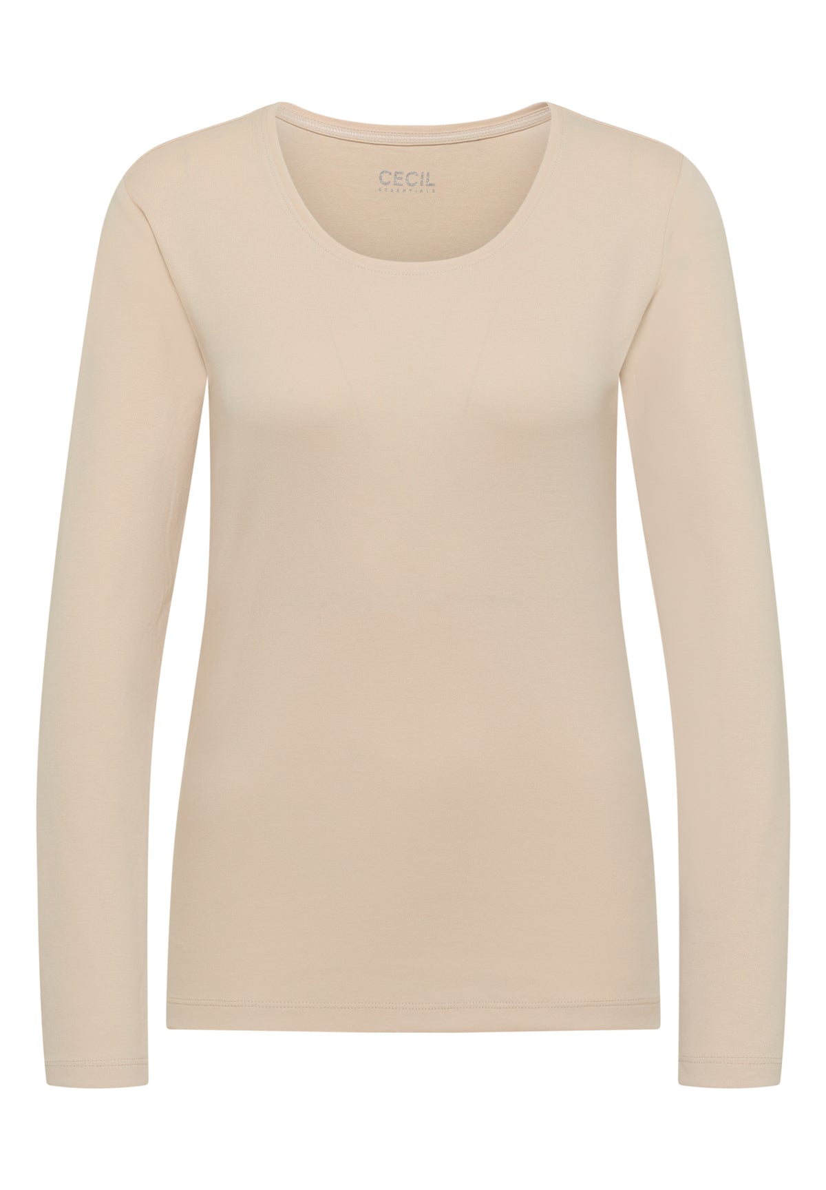 Cecil Langarmshirts  beige