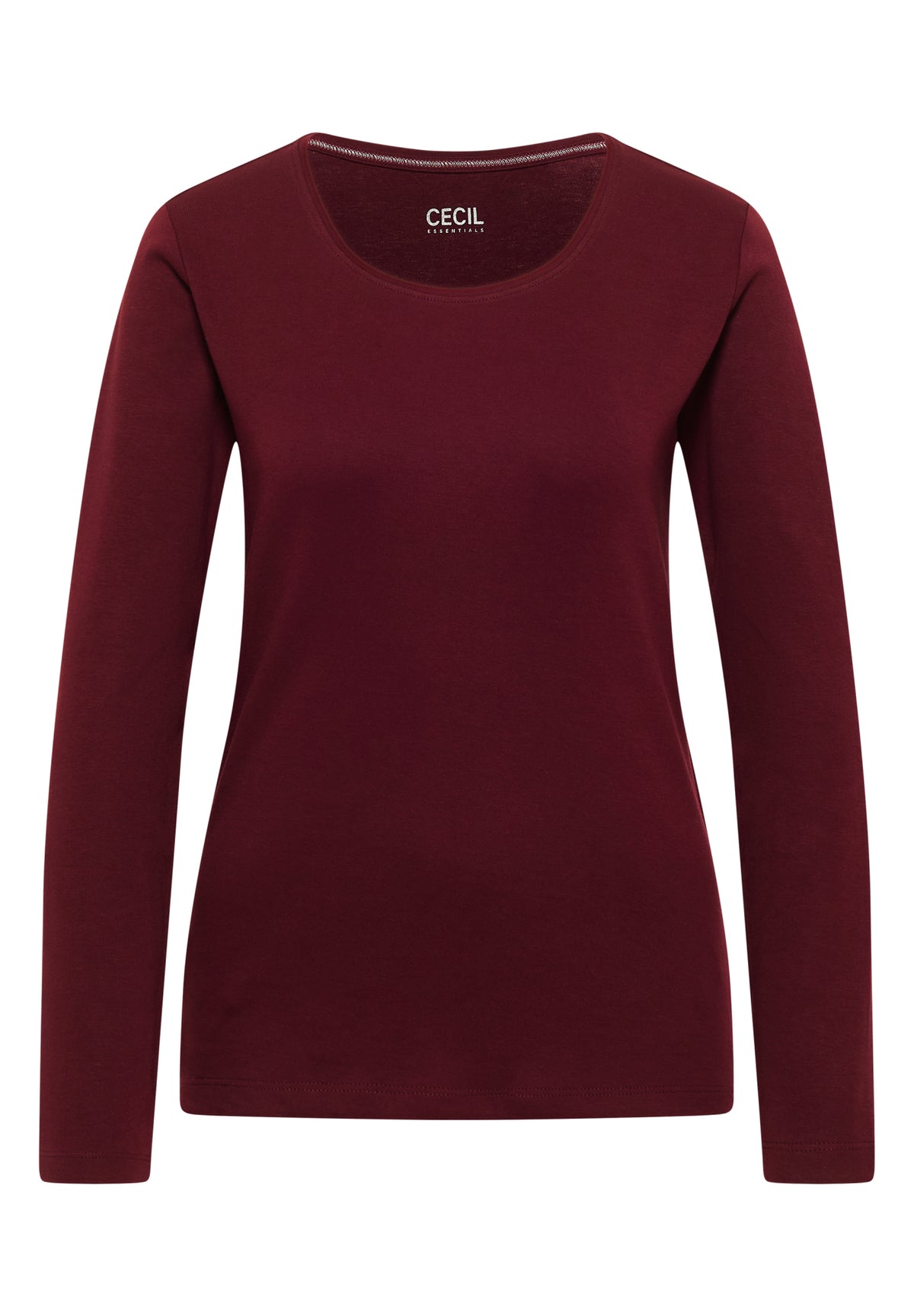Cecil Langarmshirts  bordeaux