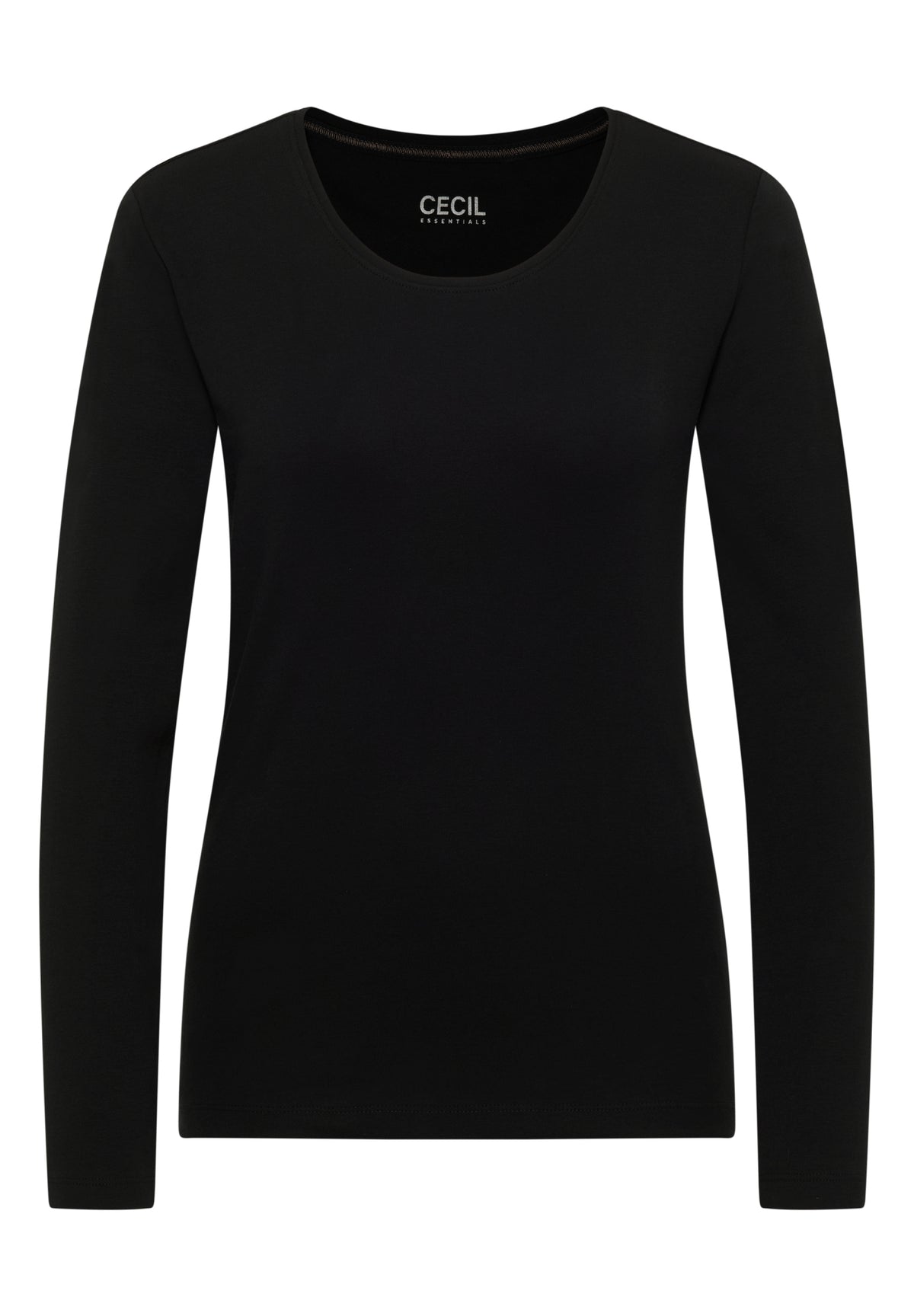 Cecil Langarmshirts  schwarz