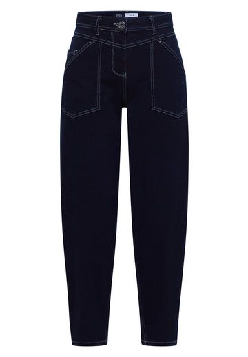 SCARLETT Barrel Leg Jeans mit Patch-Pockets