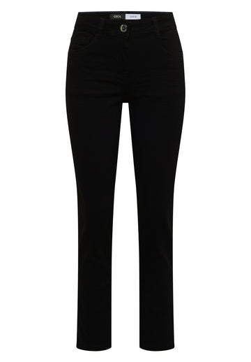 SCARLETT Mid Waist Straight Leg Jeans