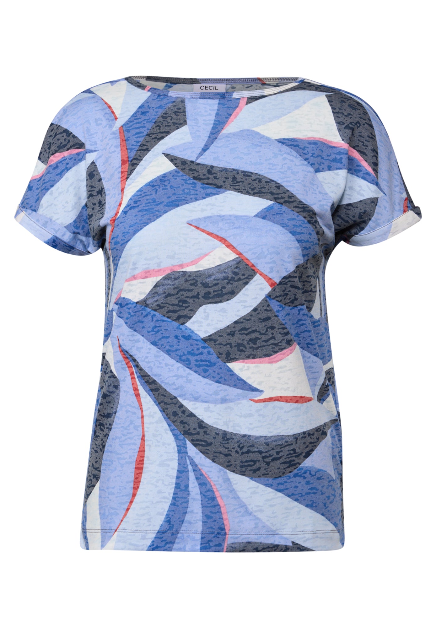 Cecil T-Shirts  blau