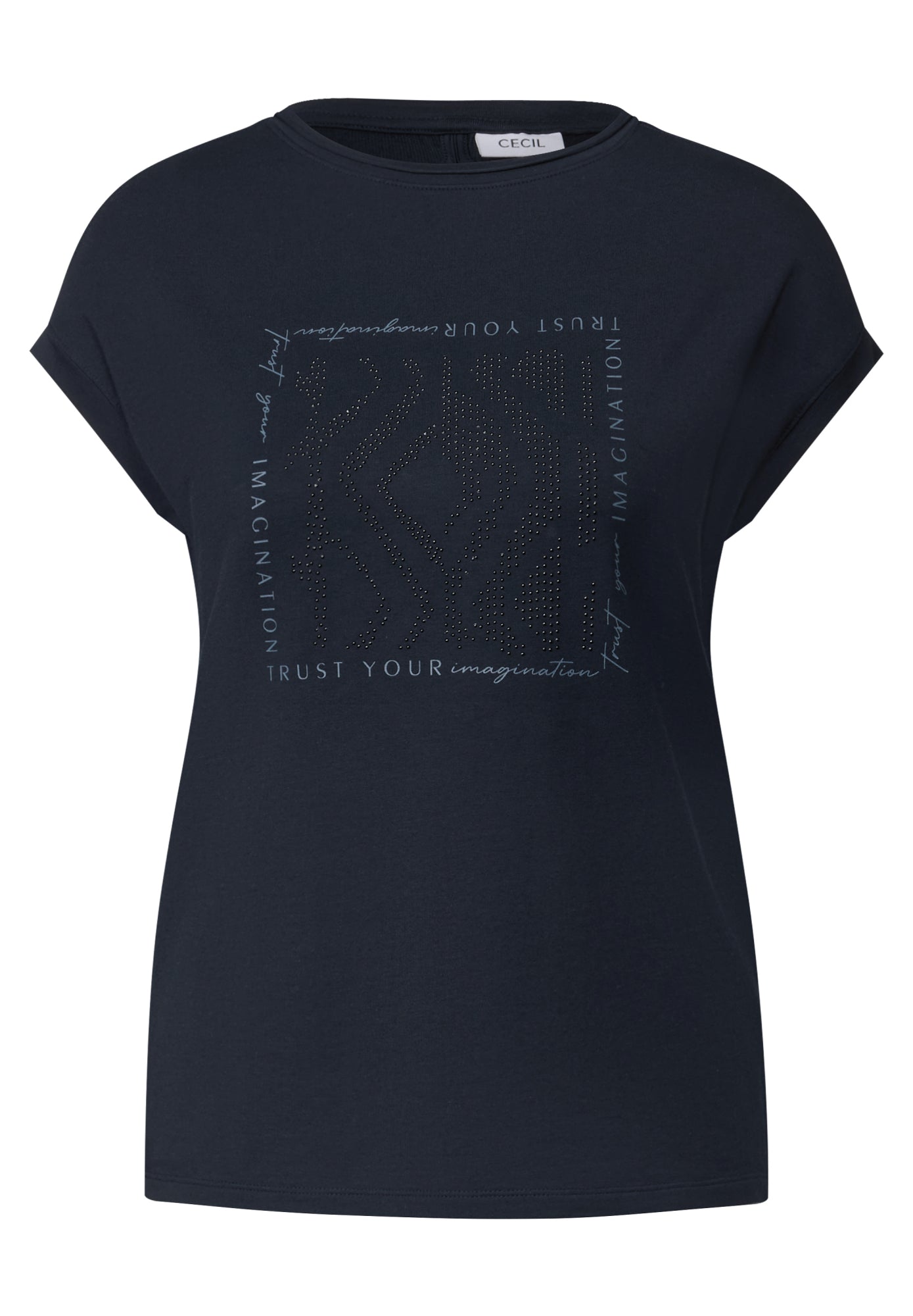 Cecil T-Shirts  blau