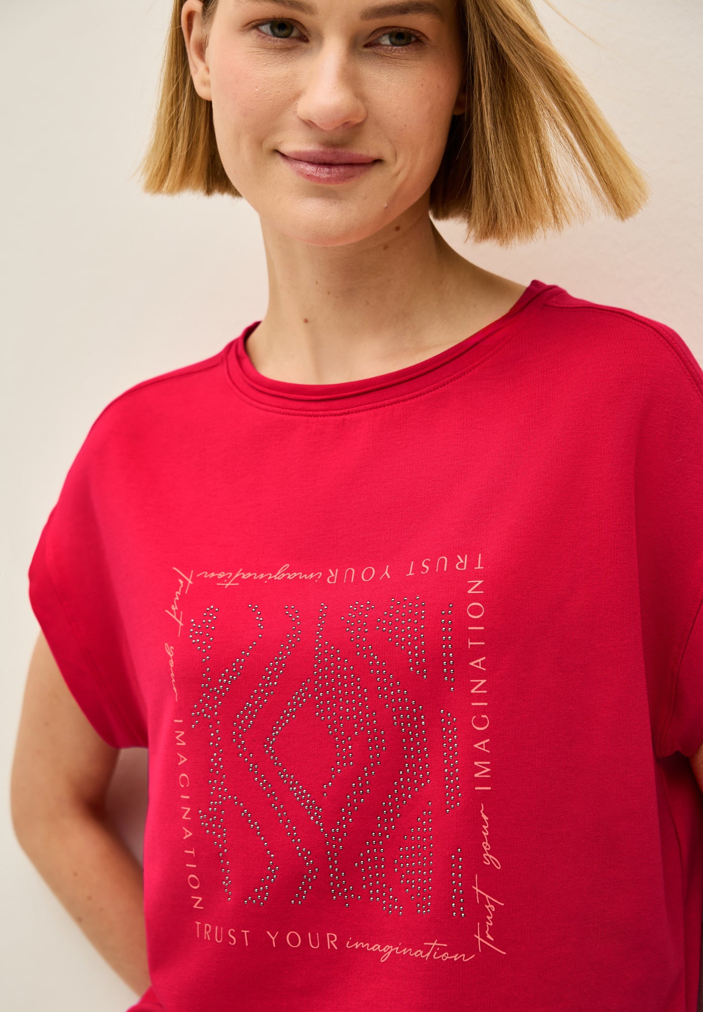 Cecil T-Shirts  rot