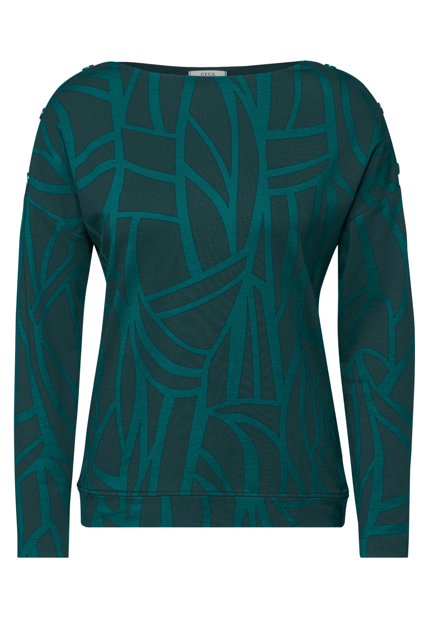 Cecil Langarmshirts  grün
