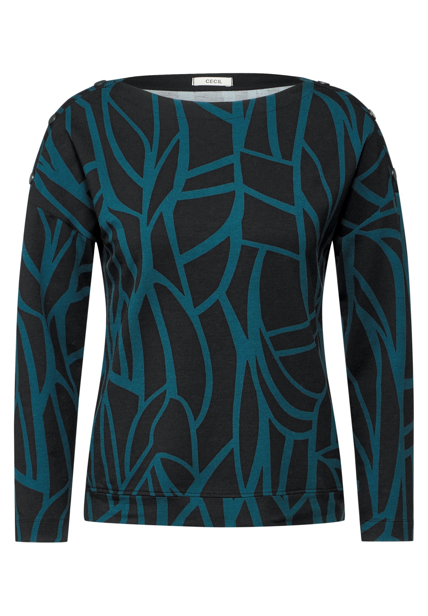 Cecil Langarmshirts  schwarz