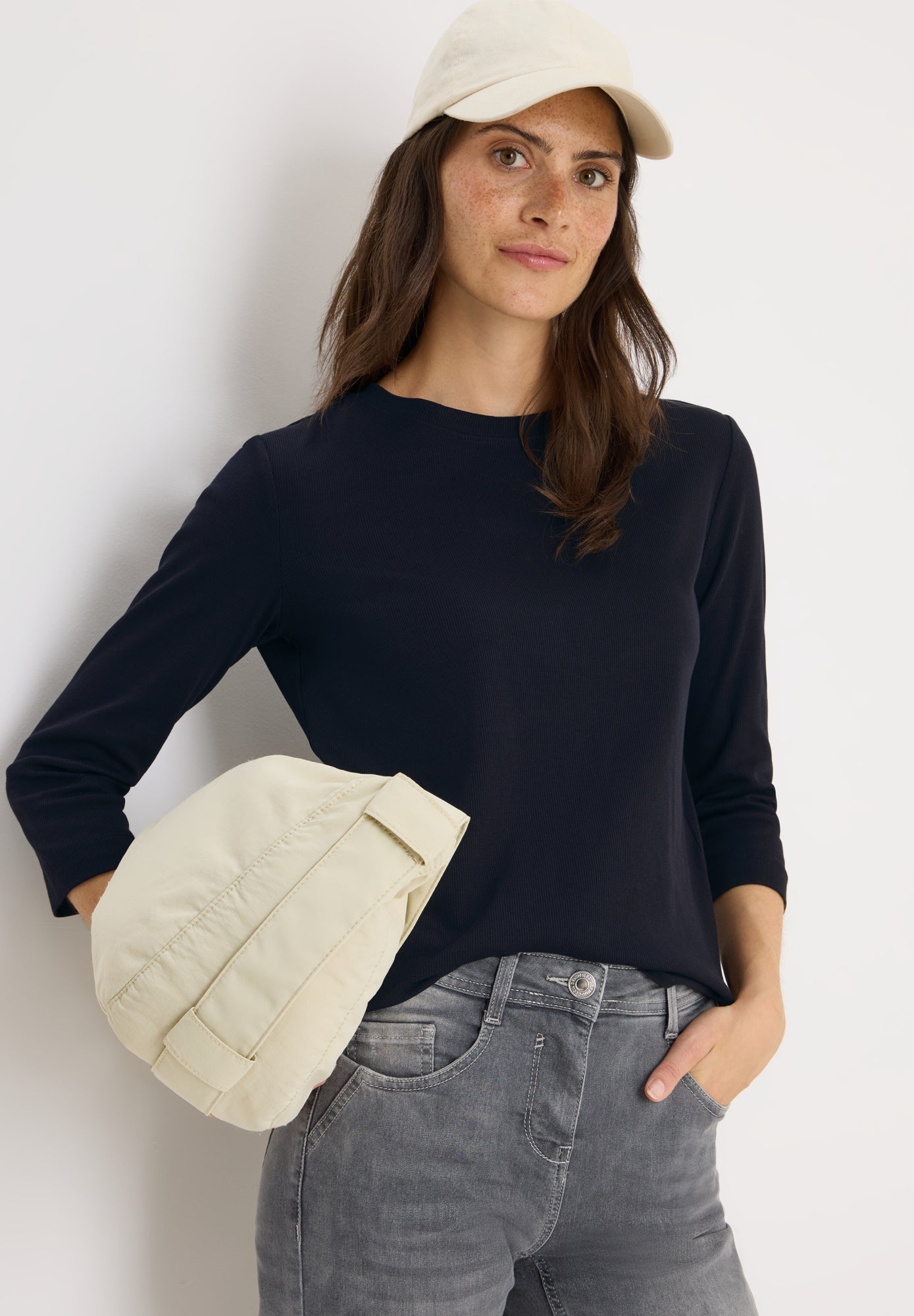 Cecil 3/4-Shirts  dunkelblau