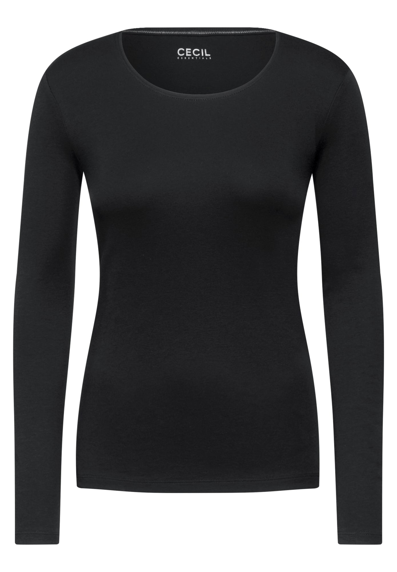 Cecil Langarmshirts  schwarz