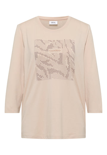 Shirt mit Schmucksteinen