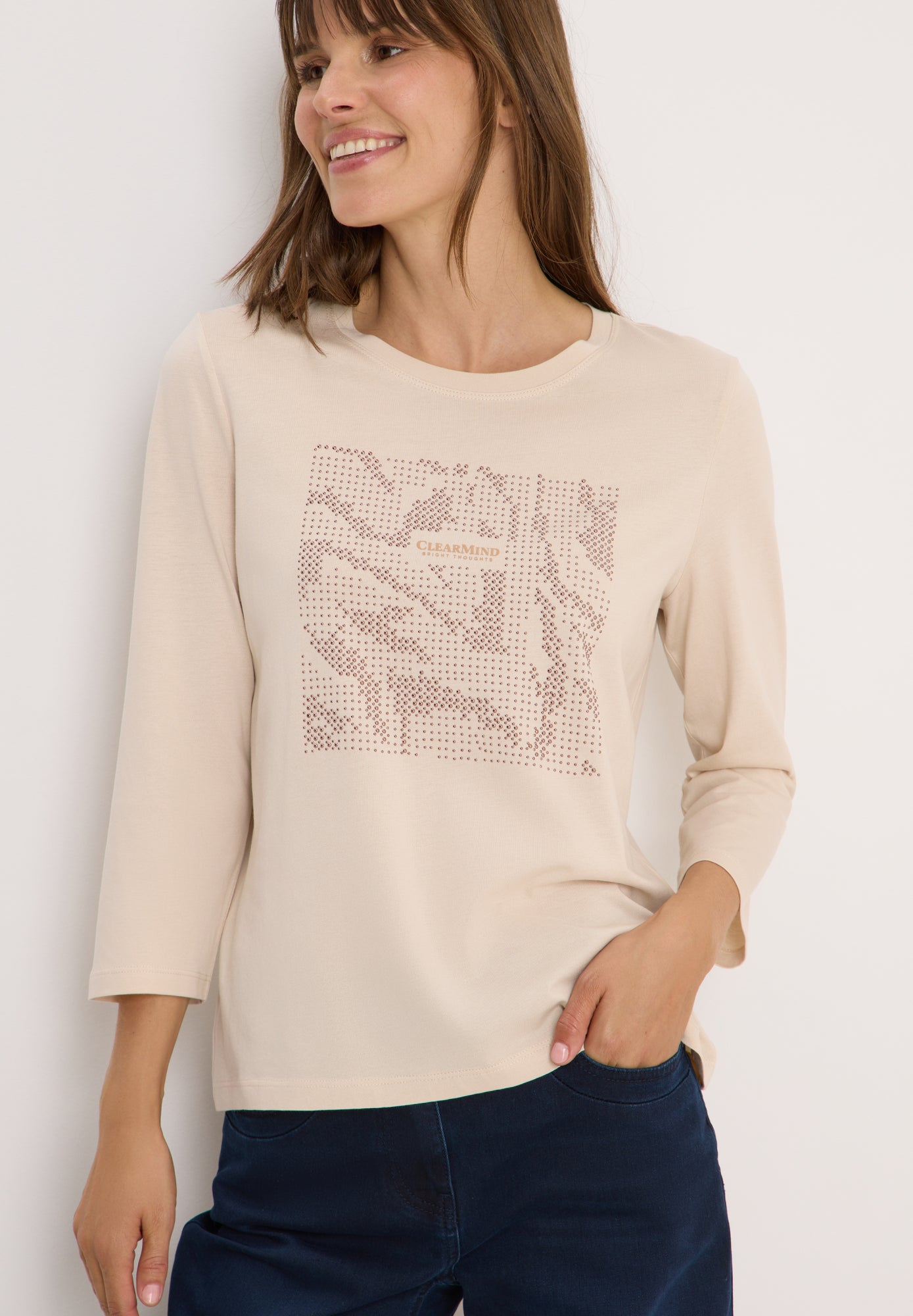Cecil 3/4-Shirts  beige