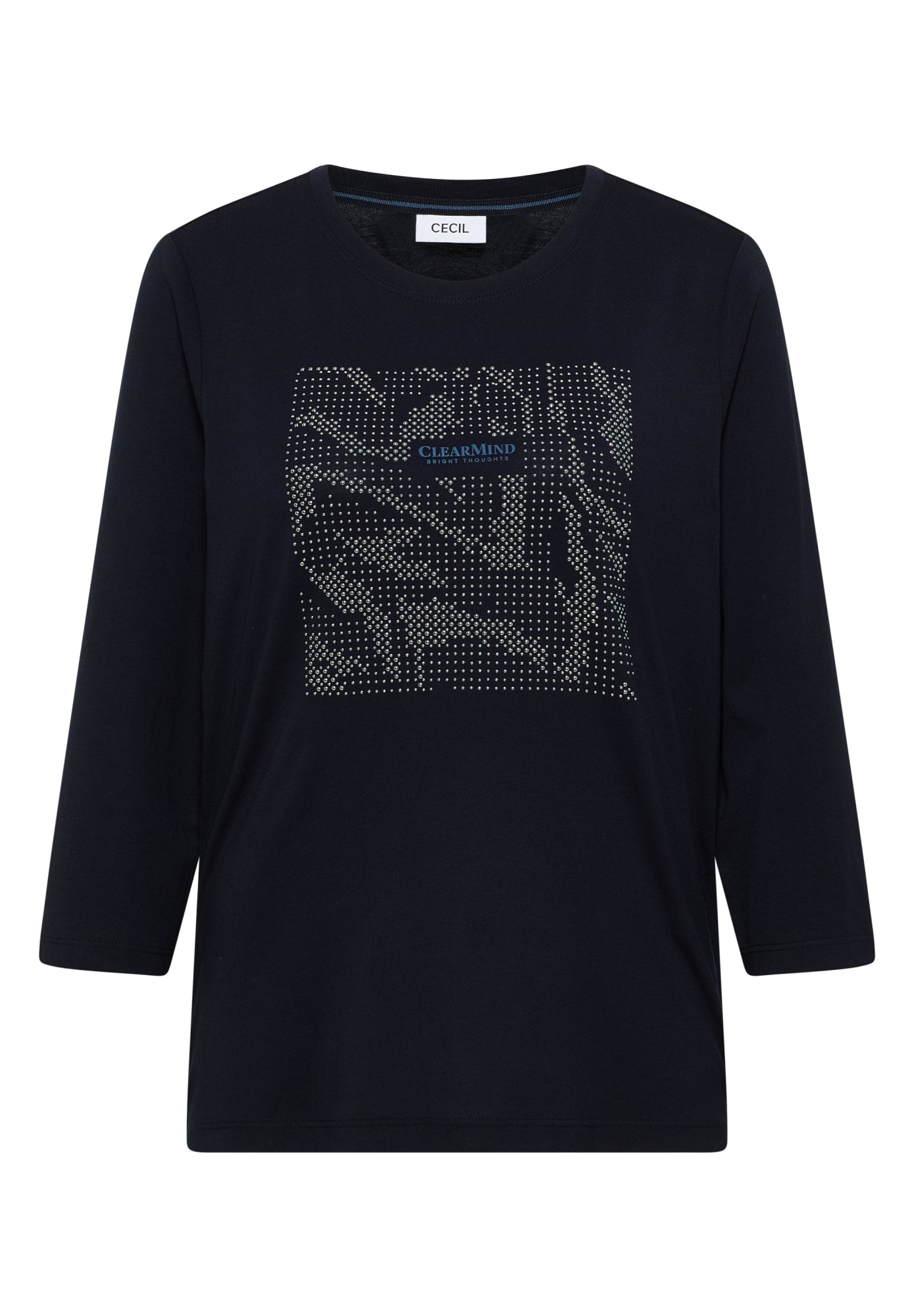 Cecil 3/4-Shirts  dunkelblau