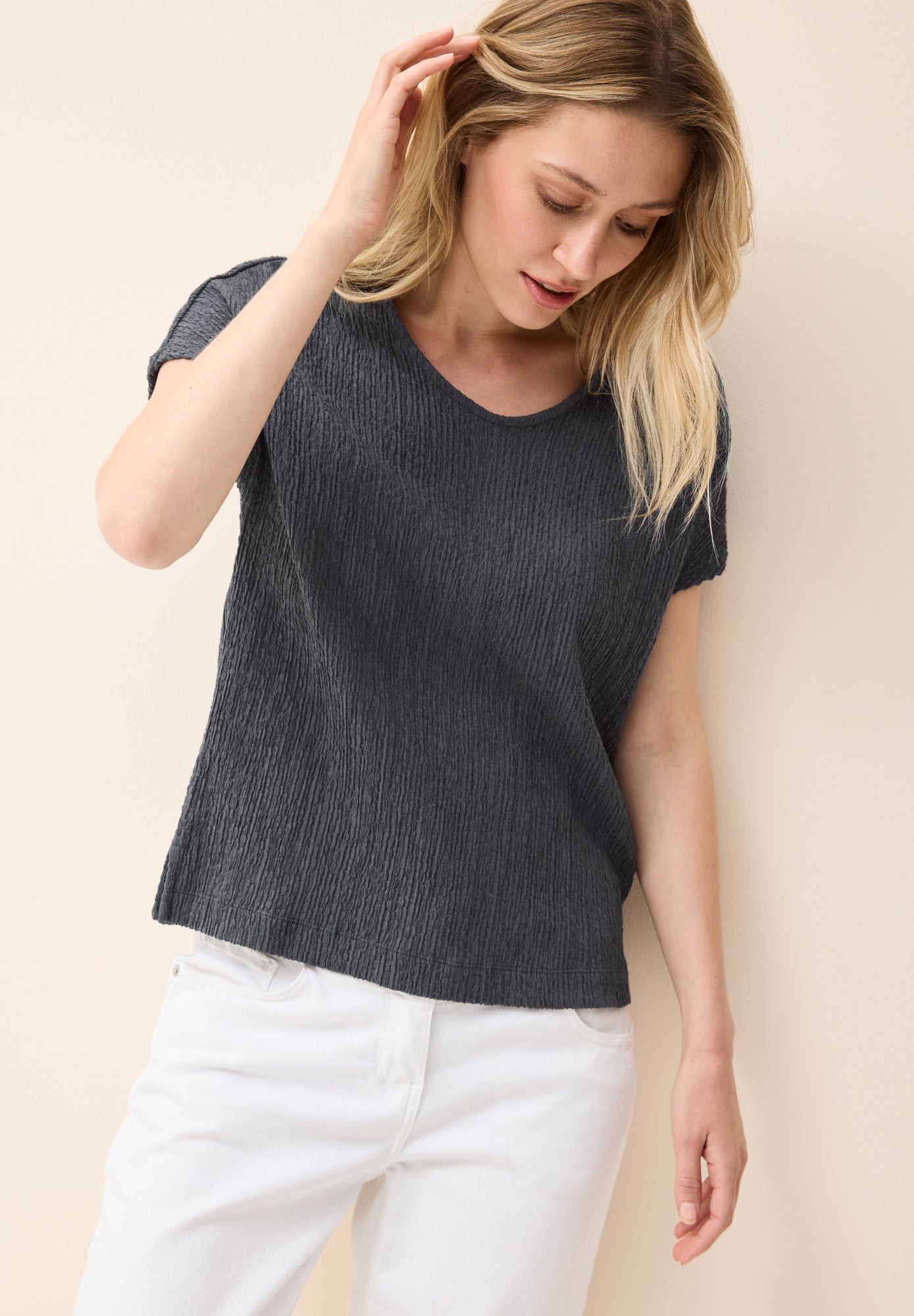 Cecil T-Shirts  grau