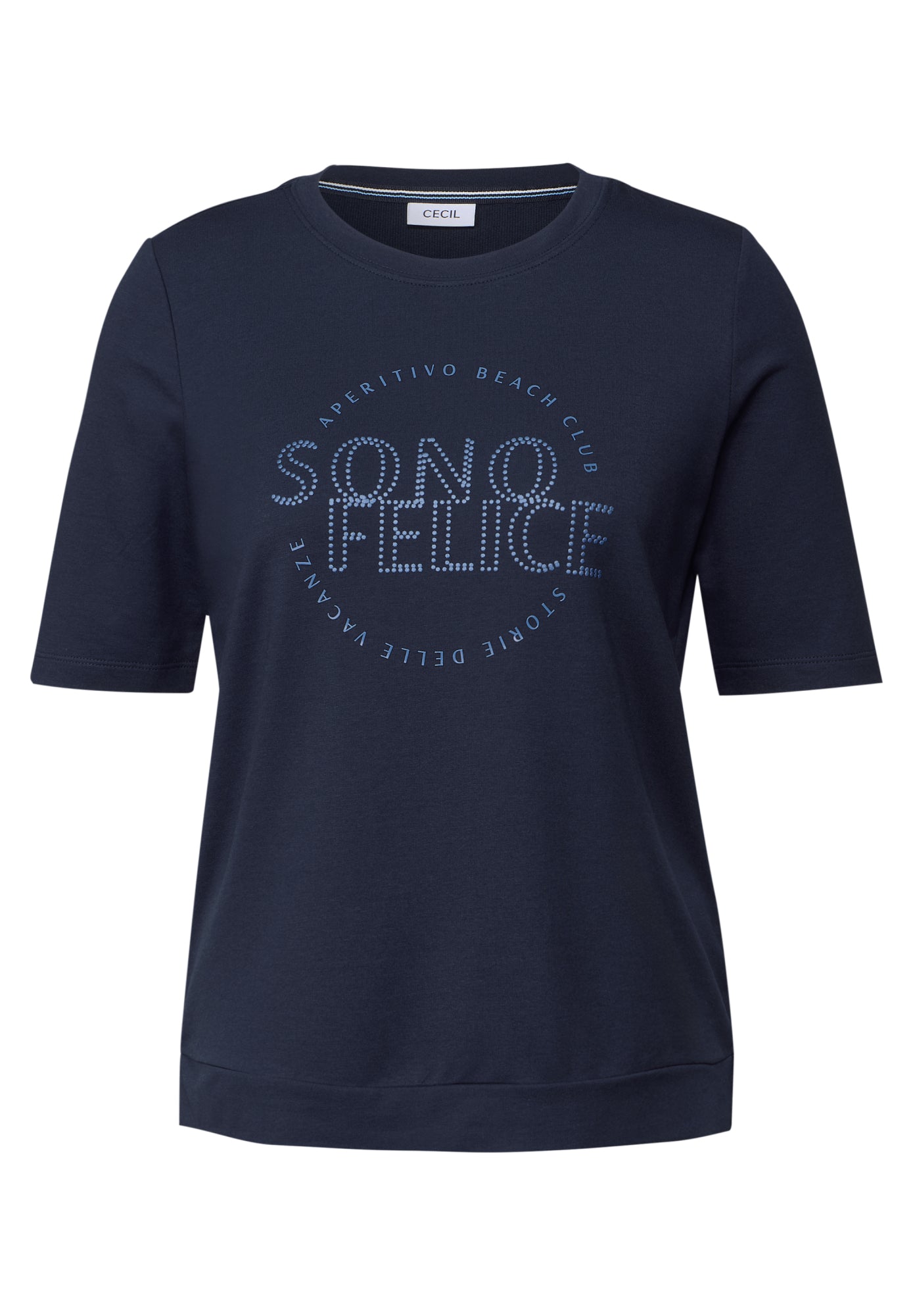 Cecil T-Shirts  dunkelblau