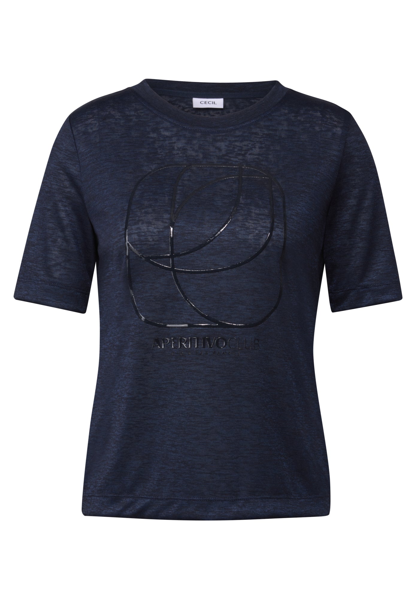 Cecil T-Shirts  dunkelblau