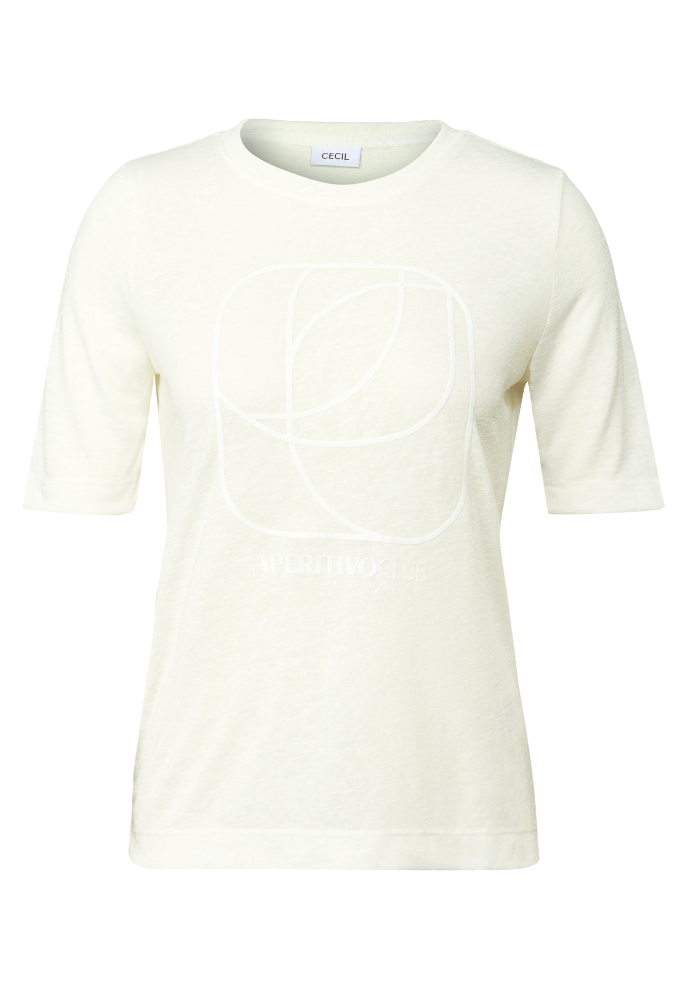 Cecil T-Shirts  weiß