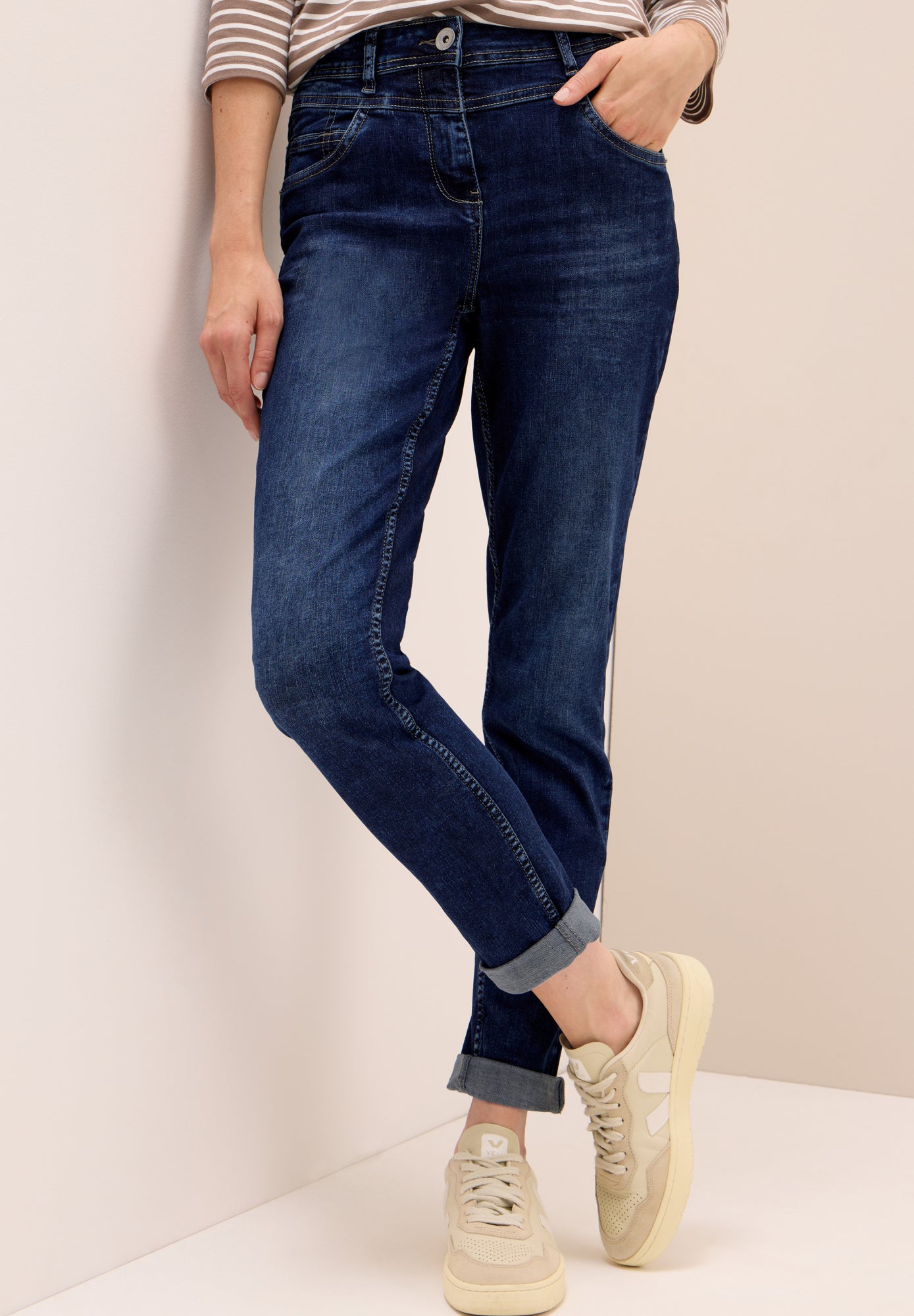 Cecil Jeans  blau
