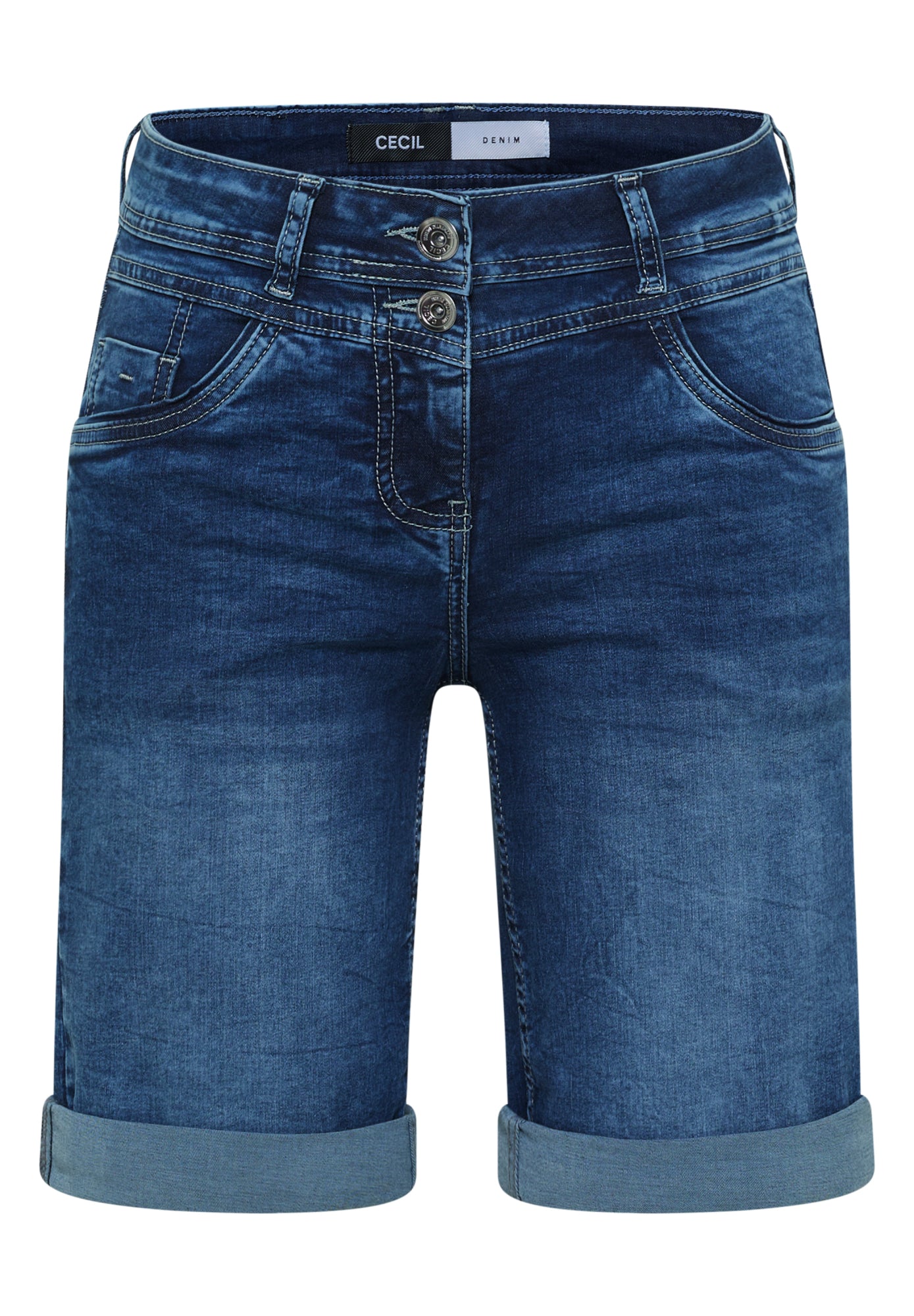 Cecil Jeansshorts  blau