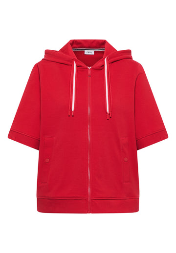 Sommerliche Sweatjacke