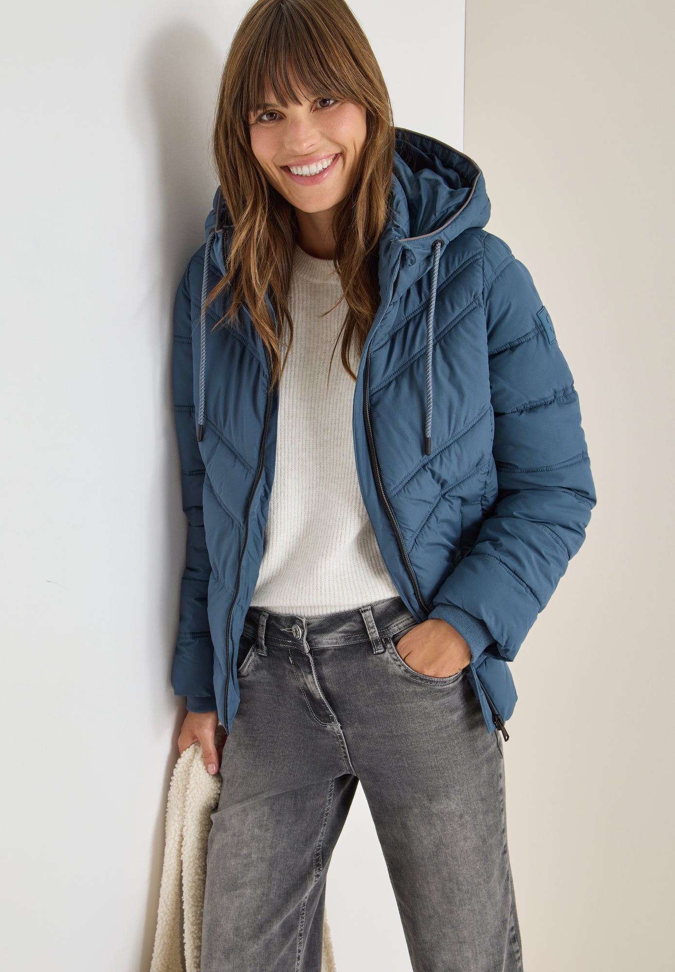 Cecil Outdoor-Jacken  blau