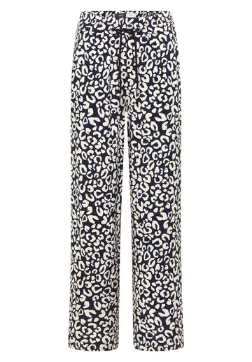 Stoffhose mit Leo-Muster