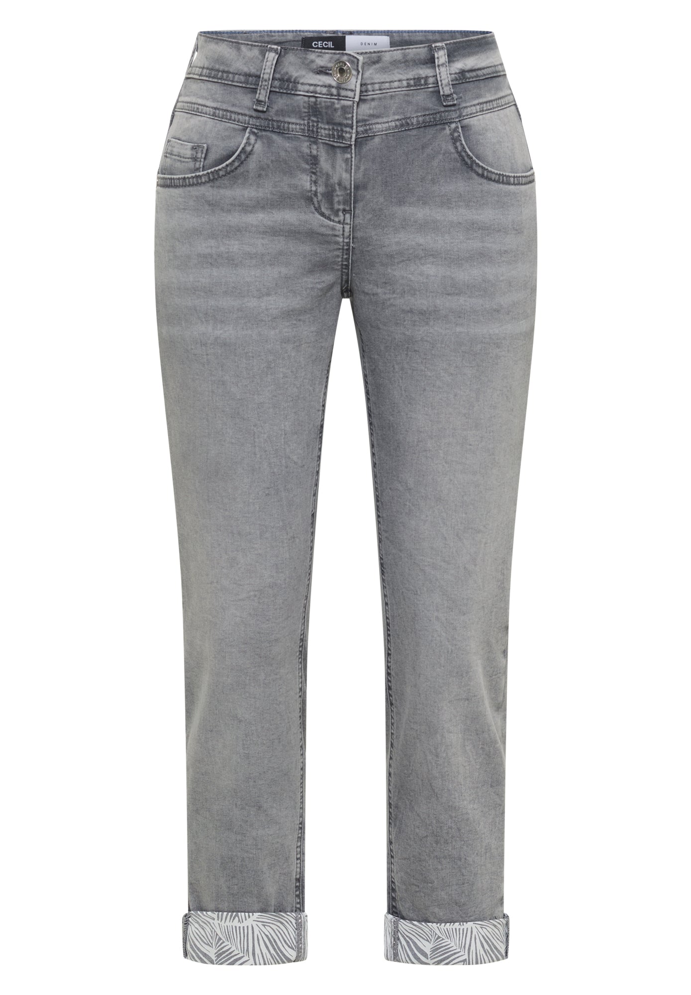 Cecil Jeans  grau